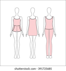 Pyjamas for women. Kit jersey home