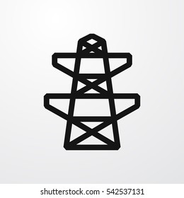 pylon icon illustration isolated vector sign symbol