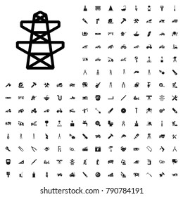 Pylon icon illustration isolated vector sign symbol. editable construction icons vector set.