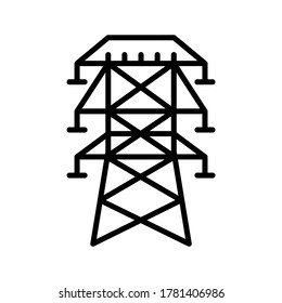 Pylon icon or logo isolated sign symbol vector illustration - high quality black style vector icons
