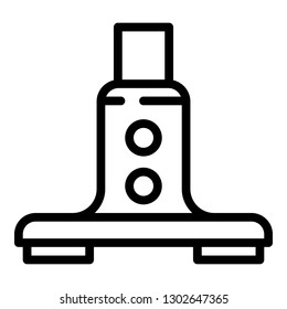 Pylon scaffolding icon. Outline pylon scaffolding vector icon for web design isolated on white background