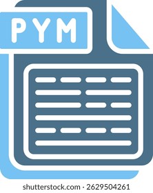 PYM Glyph Two Colour Icon