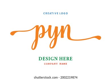 PYN lettering logo is simple, easy to understand and authoritative