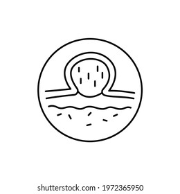 Pyogenic granuloma color line icon. Dermatology disease. Isolated vector element. Outline pictogram for web page, mobile app, promo