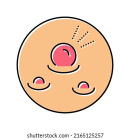 pyogenic granuloma skin disease color icon vector. pyogenic granuloma skin disease sign. isolated symbol illustration