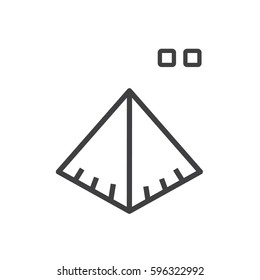 pyramid 3D print icon