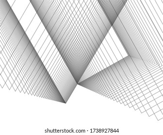 
pyramid 
abstract architecture 3d illustration sketch