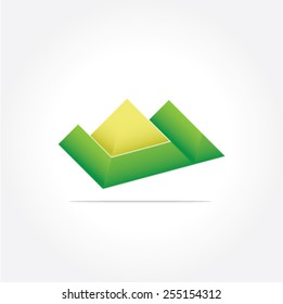 Pyramid Abstract Icon