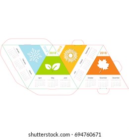 Pyramid calendar 2018