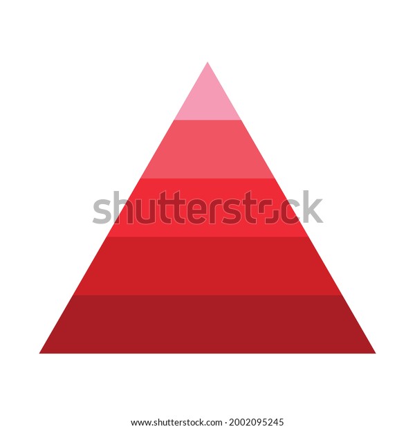 Pyramid Chart Graph Infographics Diagram Icon Stock Vector (Royalty ...