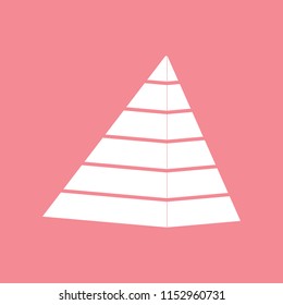 Pyramid chart icon