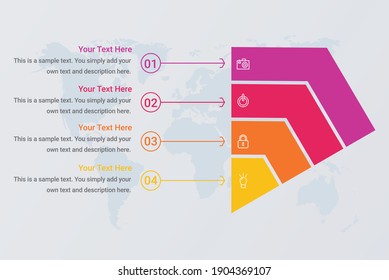 Pyramid chart options construction infographics vector image
