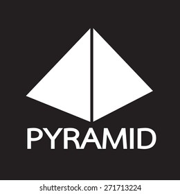 Pyramid design icon
