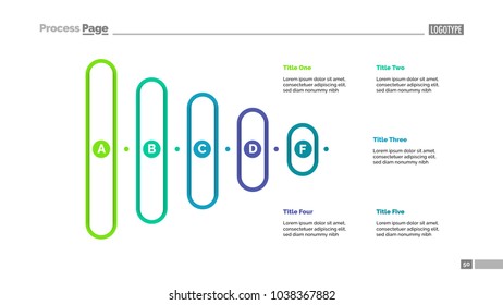 Pyramid diagram with five options. Bar chart, process diagram, slide template. Creative concept for infographics, presentation, project, report. Can be used for topics like business, finance, analysis