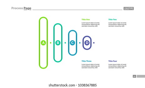 Pyramid diagram with four options. Bar chart, process diagram, slide template. Creative concept for infographics, presentation, project. Can be used for topics like business, management, analysis