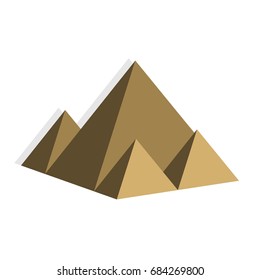 Pyramid of Egypt illustration design