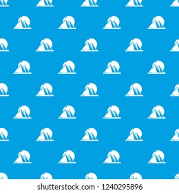 Pyramid egypt pattern vector seamless blue repeat for any use