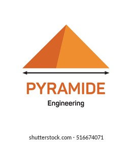 Pyramid Engineering is a vector business logo template for building, development and historical company.
