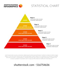 Pyramid Five Stages Slide Template