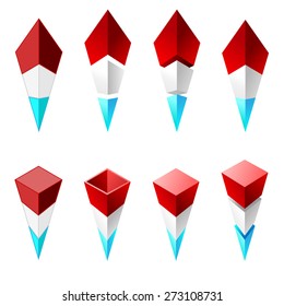 pyramid flag of luxembourg