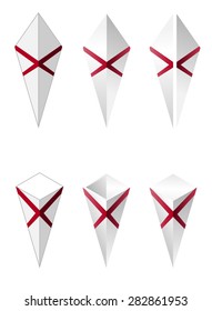 pyramid flag of state alabama