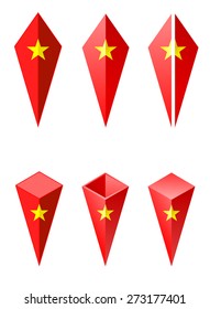 pyramid flag of vietnam
