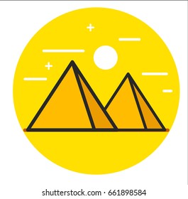 Pyramid Icon.