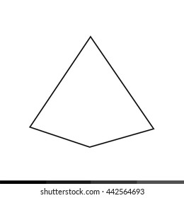 Pyramid Icon Illustration design