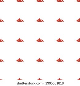 pyramid icon pattern seamless white background. Editable filled pyramid icon. pyramid icon pattern for web and mobile.
