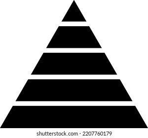 pyramid icon. pyramid vector design. sign design on white background..eps
