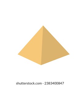 pyramid illustration, famous landmark International country landmark vector