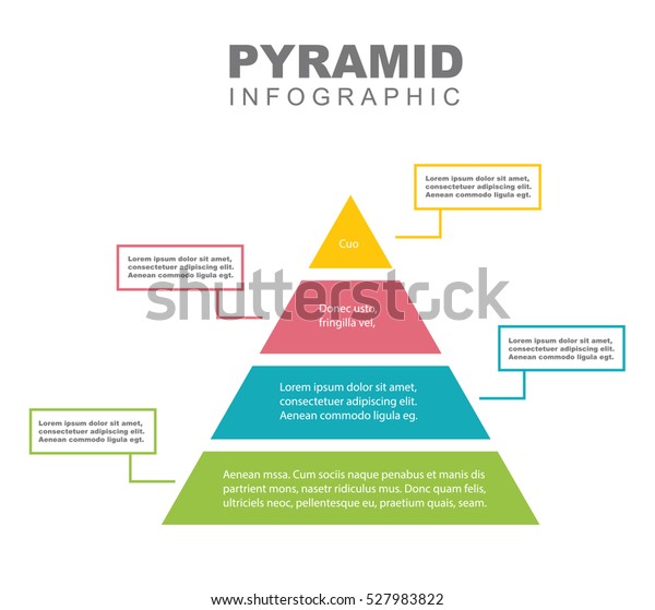 Pyramid Infographic Stock Vector (royalty Free) 527983822