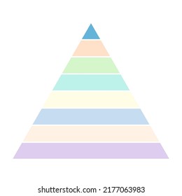 Pyramid infographic chart layout, info modern concept step presentation, brochure vector illustration .