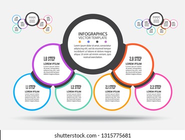 Pyramid infographic template.