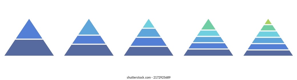 Pyramid infographic vector elements. Presentation vector