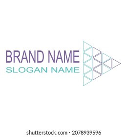 Pyramid line symbol logotype icon,  that can be customized and you can add your Company or brand name, slogan or any other message that you want to include with this creative and beautiful icon. 
