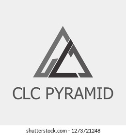 Pyramid logo concept 