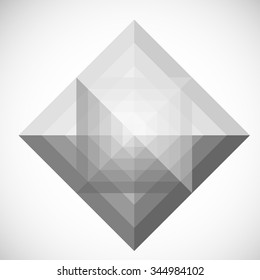  Pyramid Logo Design . Vector .