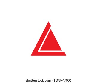 pyramid logo and symbol Business abstract design template 
