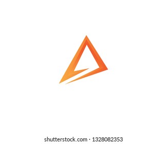 pyramid logo and symbol Business abstract design template 
