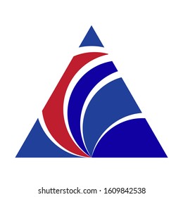 Pyramid Logo Template vector illustration
