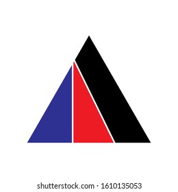 Pyramid Logo Template vector illustration
