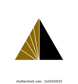 Pyramid Logo Template vector illustration