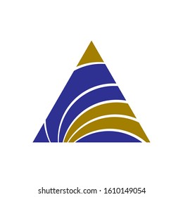 Pyramid Logo Template vector illustration