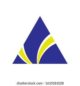 Pyramid Logo Template vector illustration