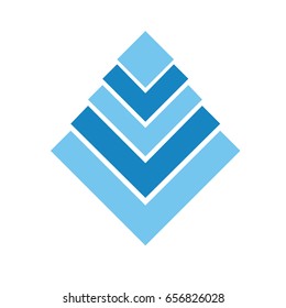 Pyramid Logo Template vector illustration