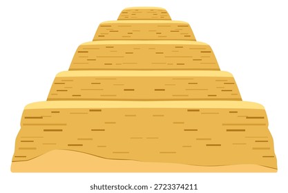 Una pirámide hecha de arenisca