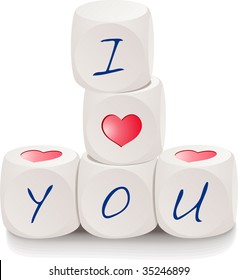 The pyramid is made from white playing bones with letters
