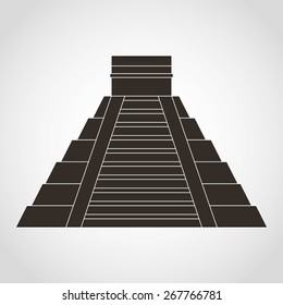pyramid mexican design, vector illustration eps10 graphic 