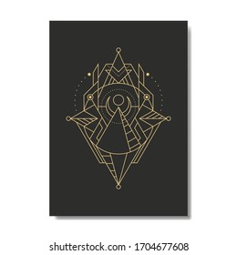 Pyramid Sacred Geometry Line Styles